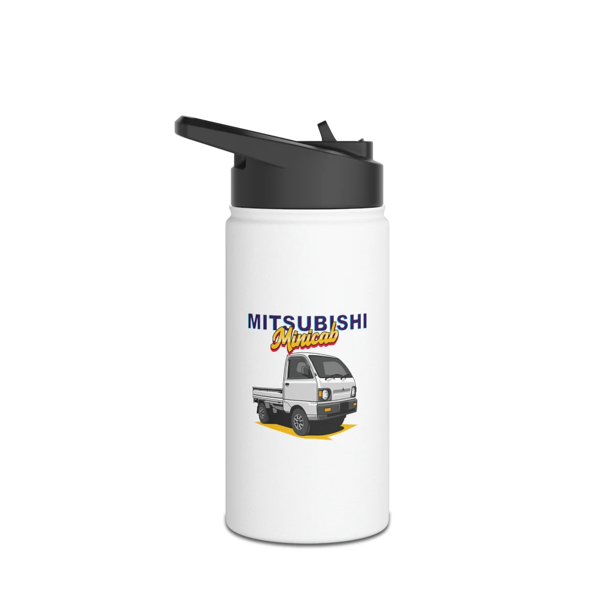 Mitsubishi Minicab Stainless Steel Water Bottle - Image 10