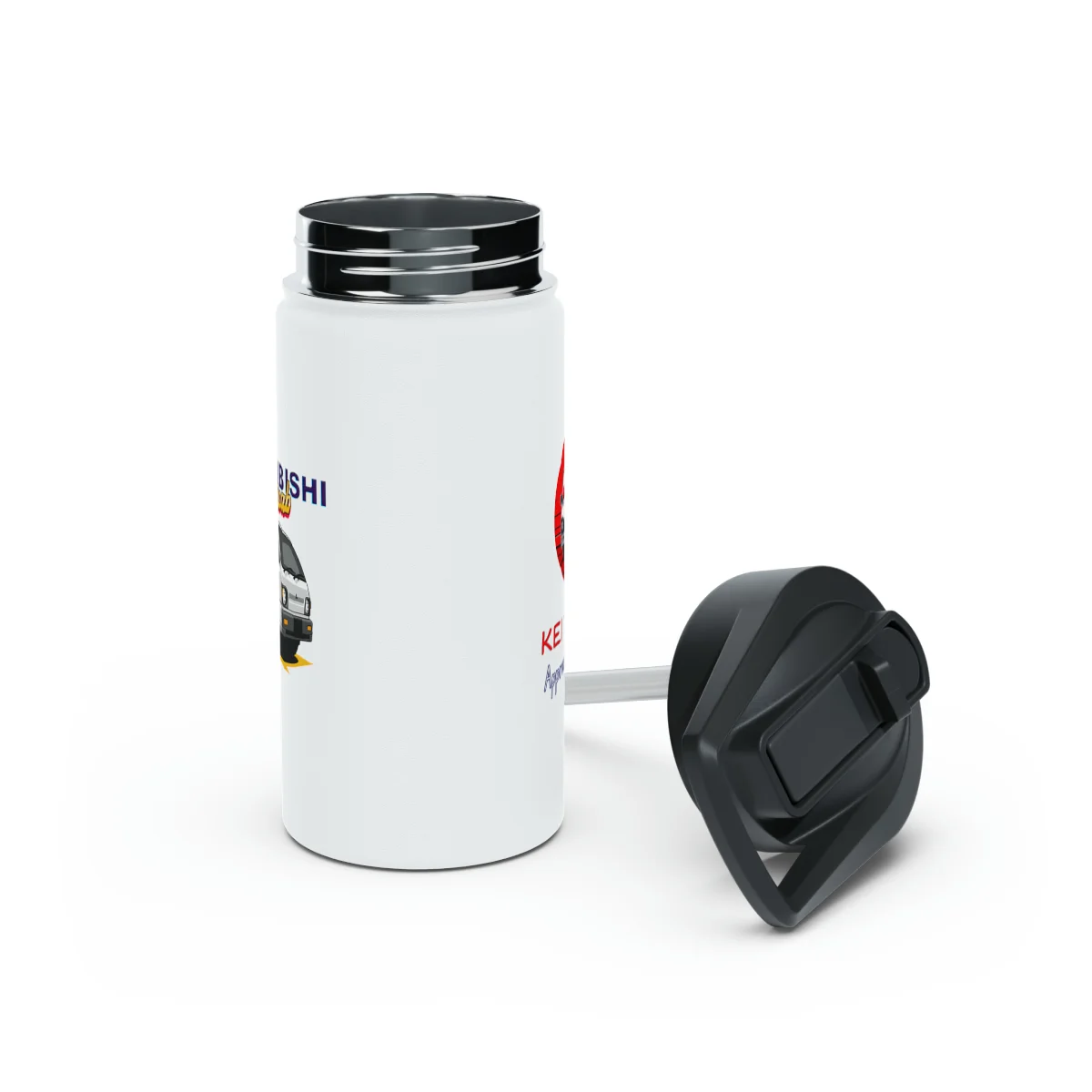 Mitsubishi Minicab Stainless Steel Water Bottle - Image 12