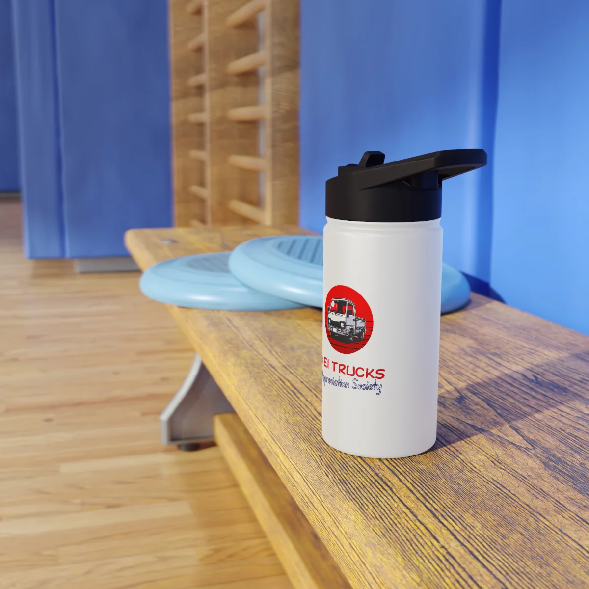 Mitsubishi Minicab Stainless Steel Water Bottle - Image 14