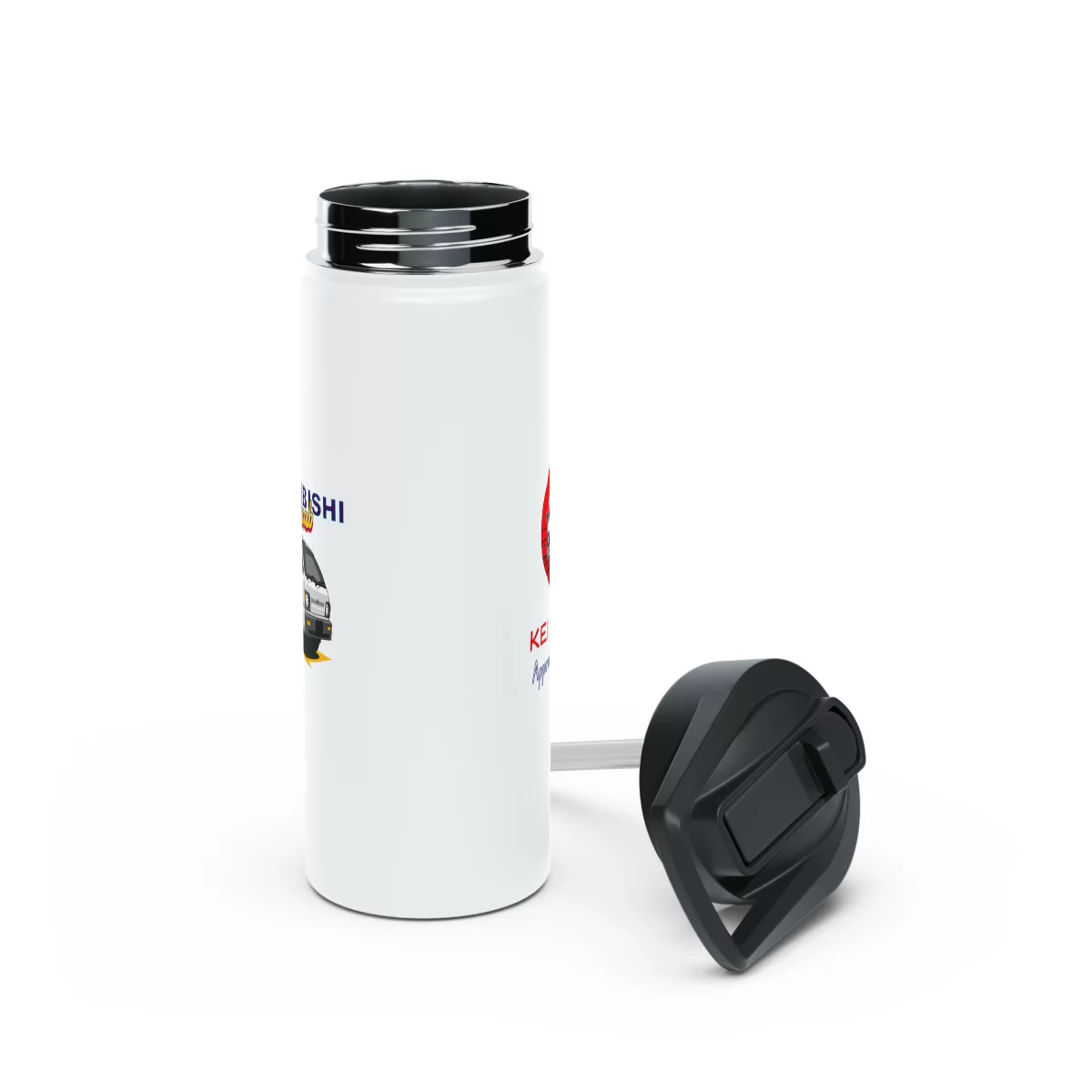 Mitsubishi Minicab Stainless Steel Water Bottle - Image 5