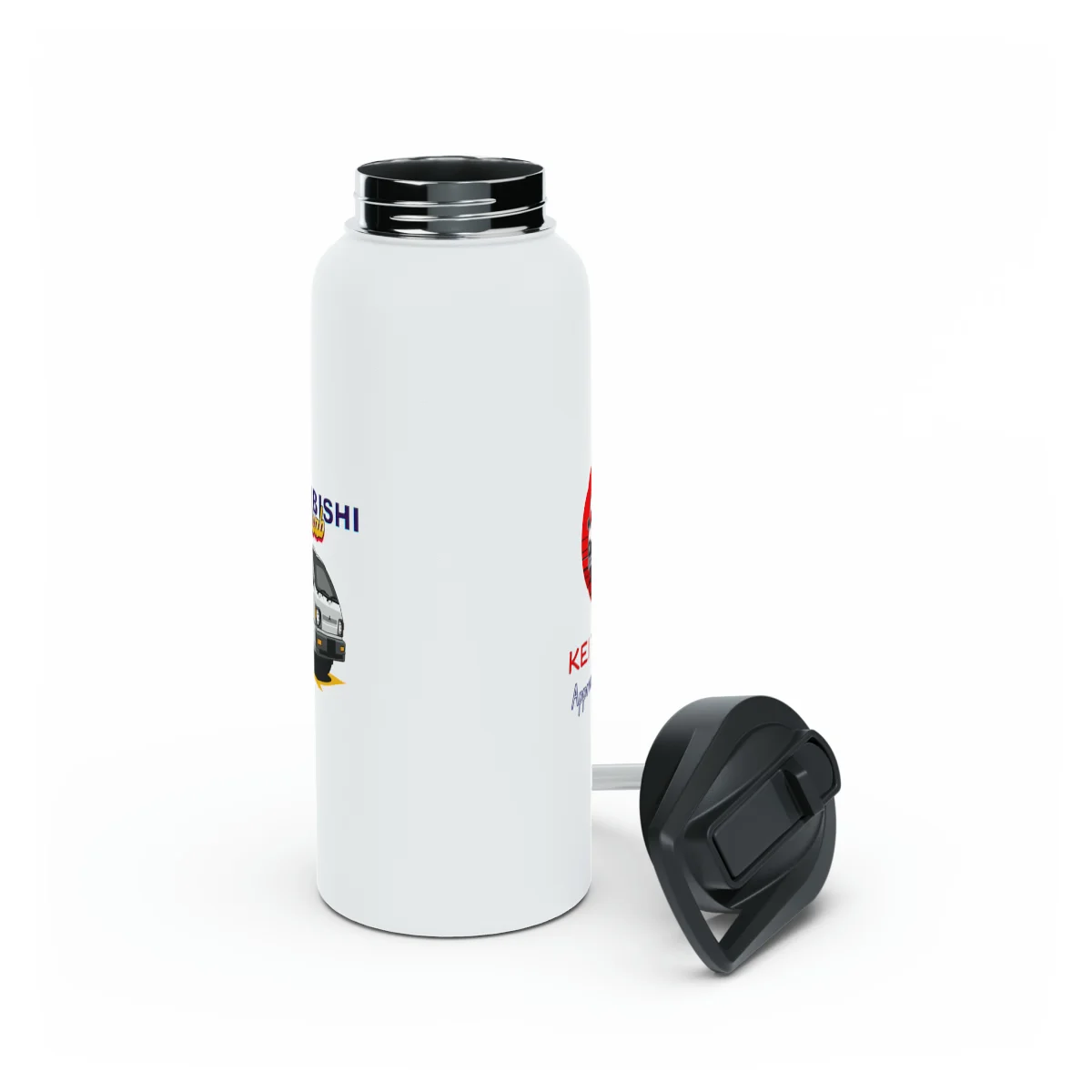 Mitsubishi Minicab Stainless Steel Water Bottle - Image 19