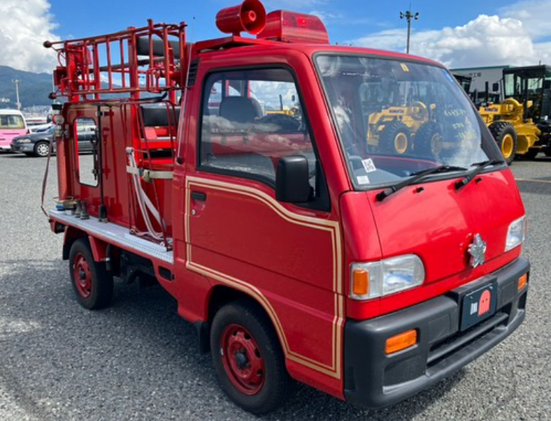 Red Kei Truck