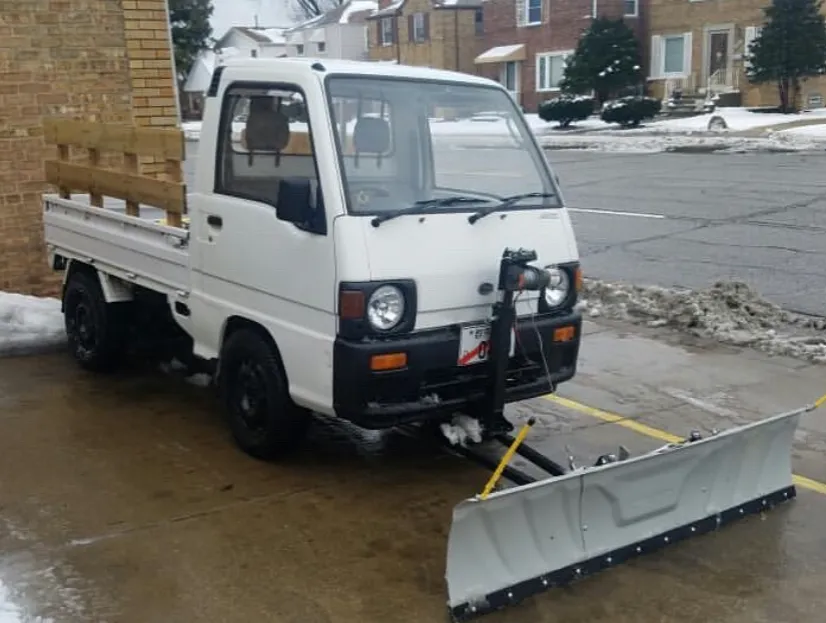 chitownsubarus snow plow kei truck