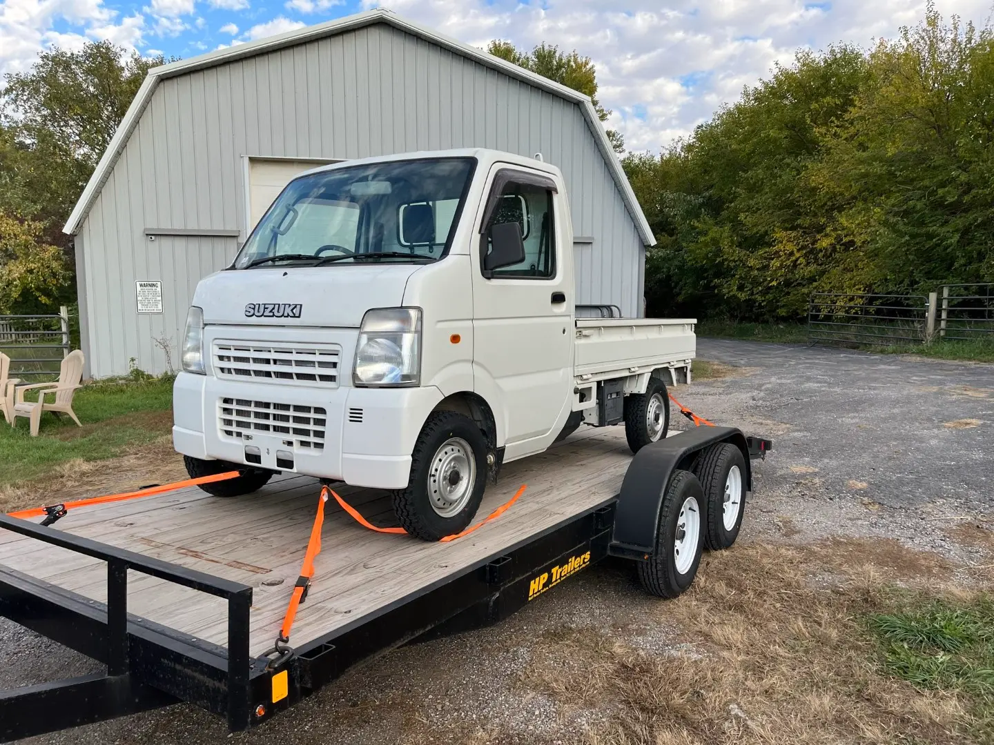 Kei Truck on a trailer