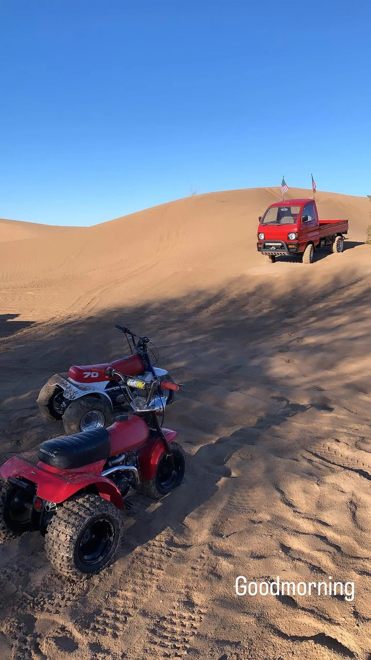 Joey Kei Truck dune bashing