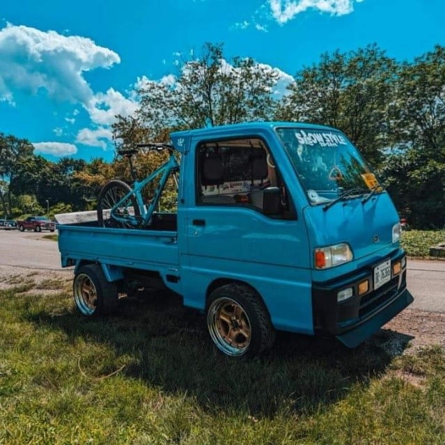 Blue Kei Truck