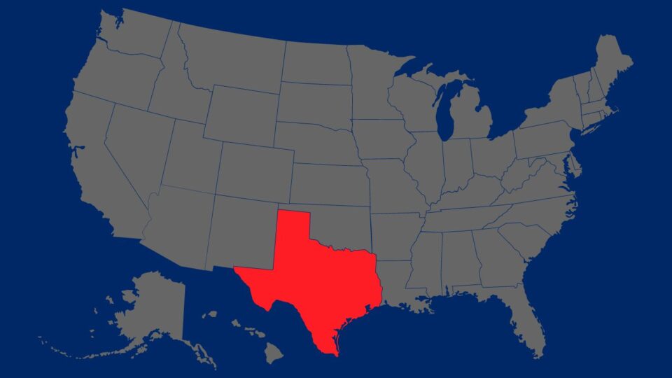 Map of Texas