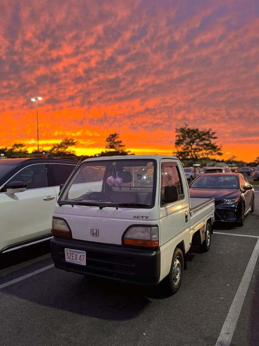 kailey alberts kei truck sunset