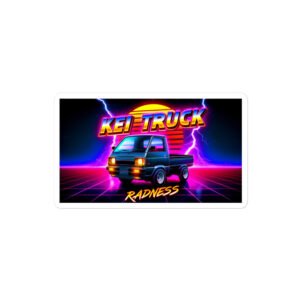 Kei Truck Radness Sticker