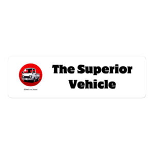 The Superior Vehicle Sticker